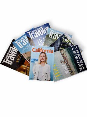 Travel Magazine 7 Issue Bundle 2026 - Travel + Leisure, Conde Nast Traveler